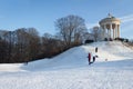 MUNICH Ã¢â¬â JANUARY 28: Monopteros building in English Garden, Muni